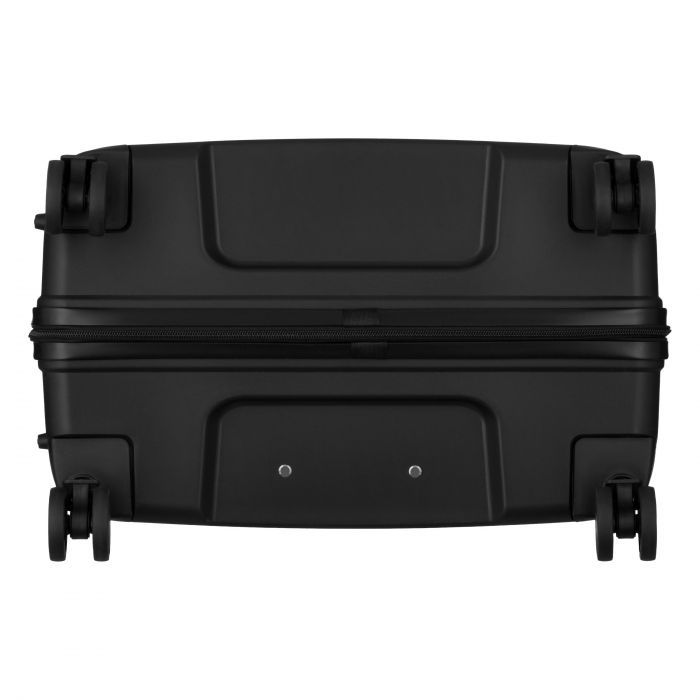 Набір валіз 2E, M7979, поліпропілен, (L+M+S), блискавка anti theft, 4 колеса, кодовий замок, чорний