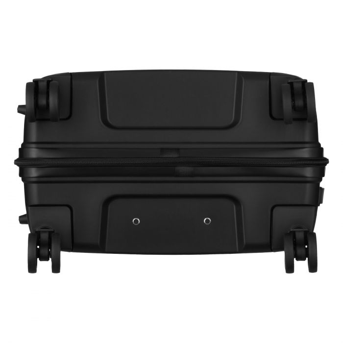 Набір валіз 2E, M7979, поліпропілен, (L+M+S), блискавка anti theft, 4 колеса, кодовий замок, чорний