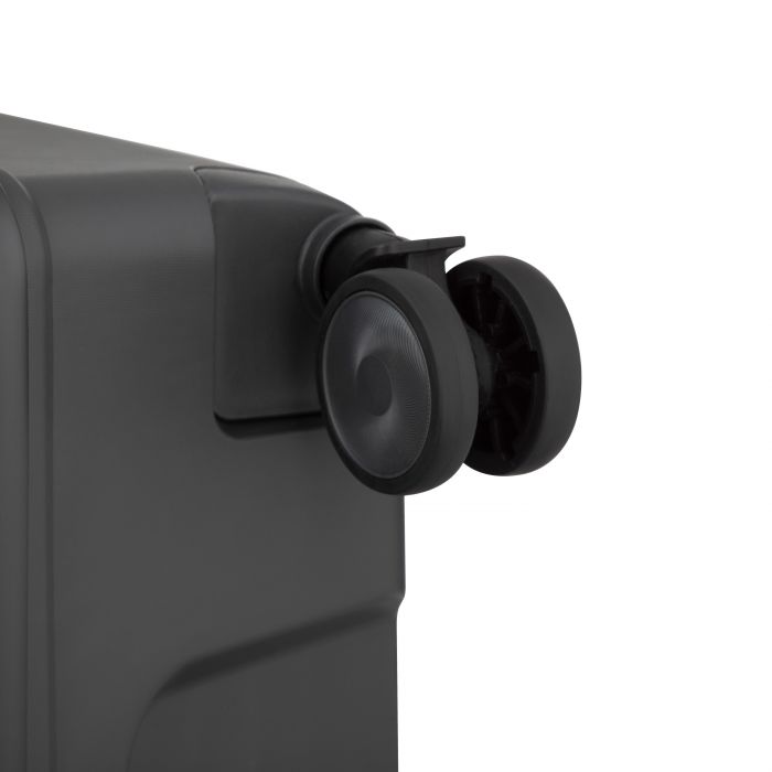 Набір валіз 2E, M7979, поліпропілен, (L+M+S), блискавка anti theft, 4 колеса, кодовий замок, темно-сірий