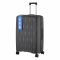 Набір валіз 2E, M7979, поліпропілен, (L+M+S), блискавка anti theft, 4 колеса, кодовий замок, темно-сірий