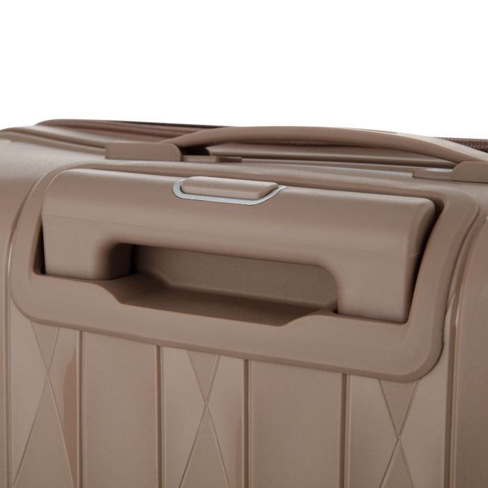 Набір валіз 2E, M7979, поліпропілен, (L+M+S), блискавка anti theft, 4 колеса, кодовий замок, хакі