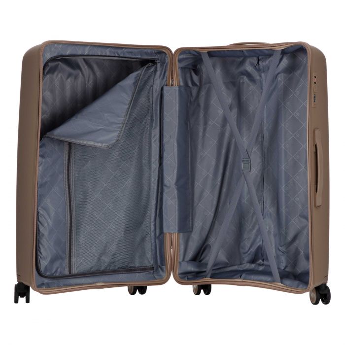 Набір валіз 2E, M7979, поліпропілен, (L+M+S), блискавка anti theft, 4 колеса, кодовий замок, хакі