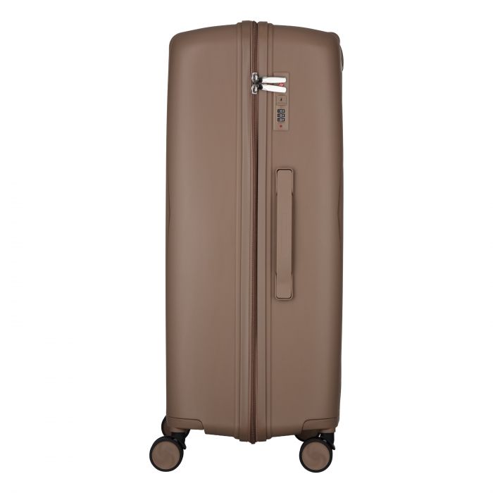 Набір валіз 2E, M7979, поліпропілен, (L+M+S), блискавка anti theft, 4 колеса, кодовий замок, хакі