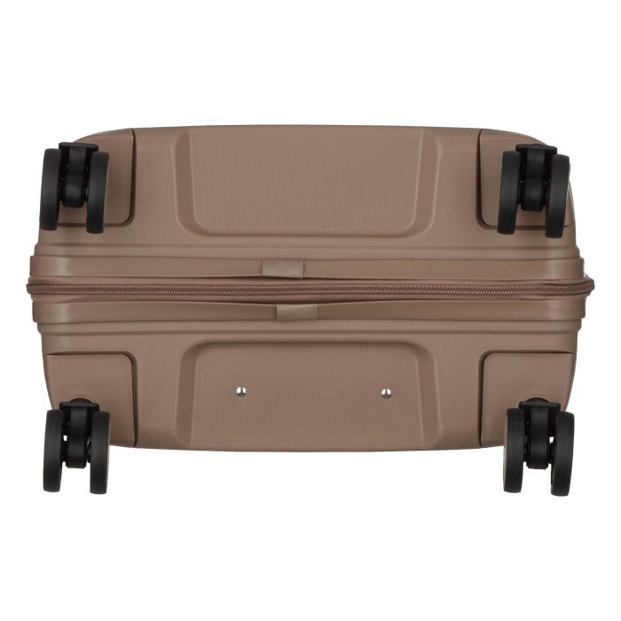 Набір валіз 2E, M7979, поліпропілен, (L+M+S), блискавка anti theft, 4 колеса, кодовий замок, хакі