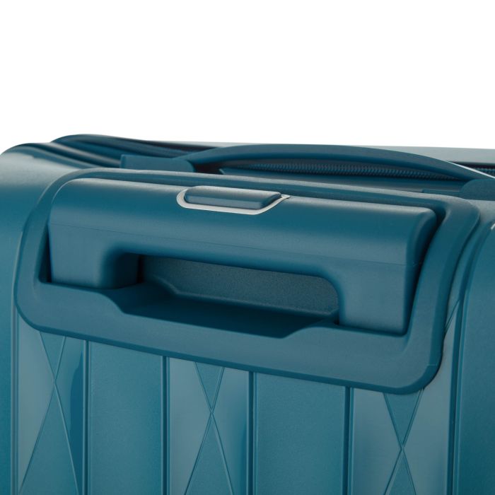 Набір валіз 2E, M7979, поліпропілен, (L+M+S), блискавка anti theft, 4 колеса, кодовий замок, блакитний