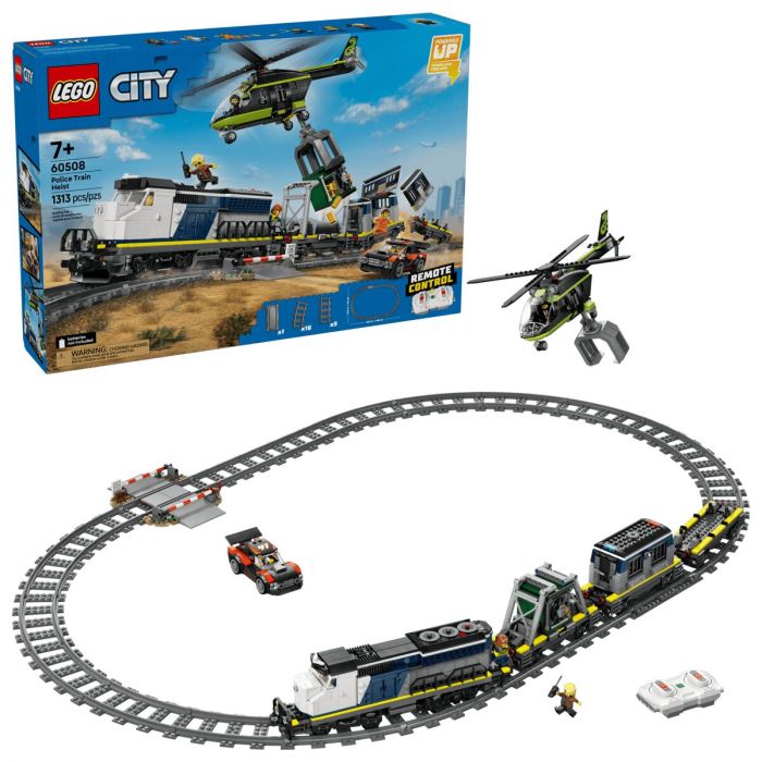 Конструктор LEGO City Пограбування поліцейського поїзда