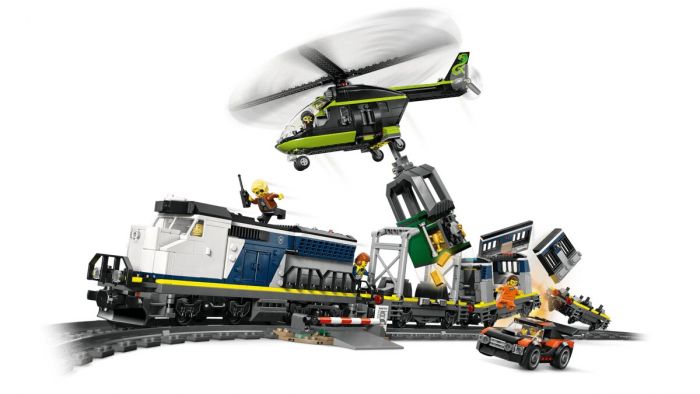 Конструктор LEGO City Пограбування поліцейського поїзда