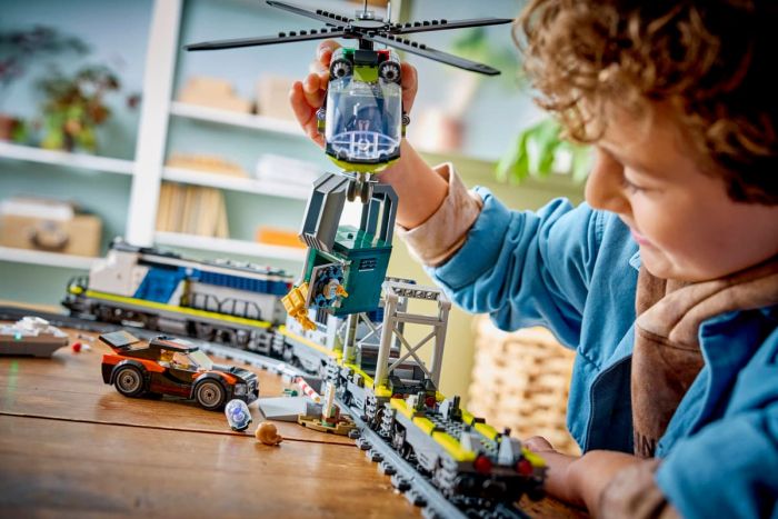 Конструктор LEGO City Пограбування поліцейського поїзда