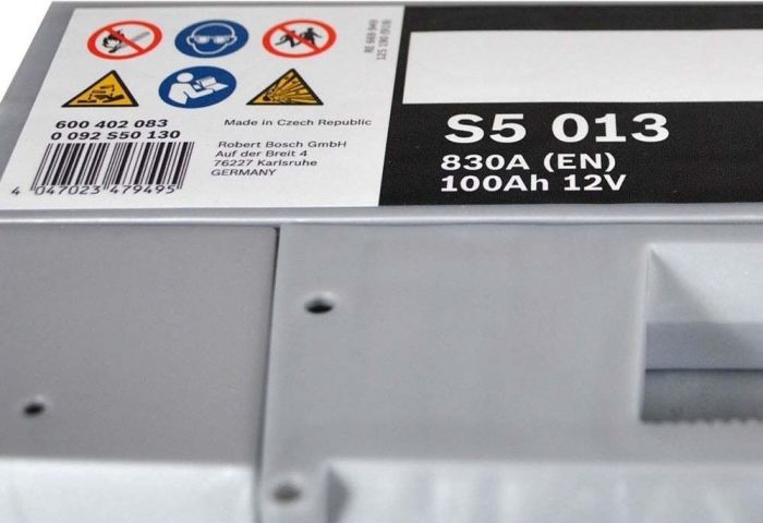 Акумулятор Bosch S4 12В 100А·год 830А R+ (0 092 S50 130)