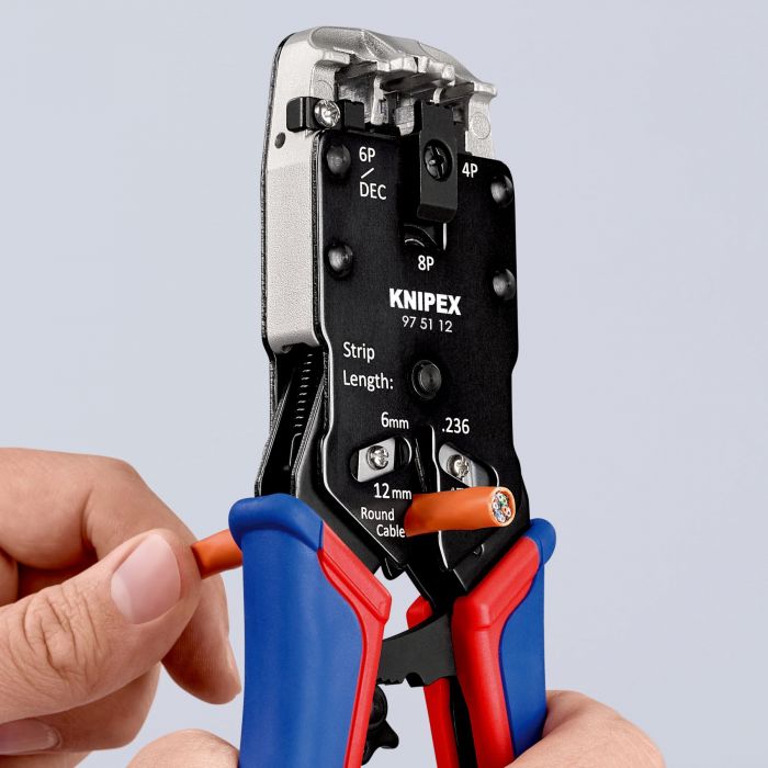 Кліщі обтискні KNIPEX Western, для обтиску наконечників 200мм 0.533кг
