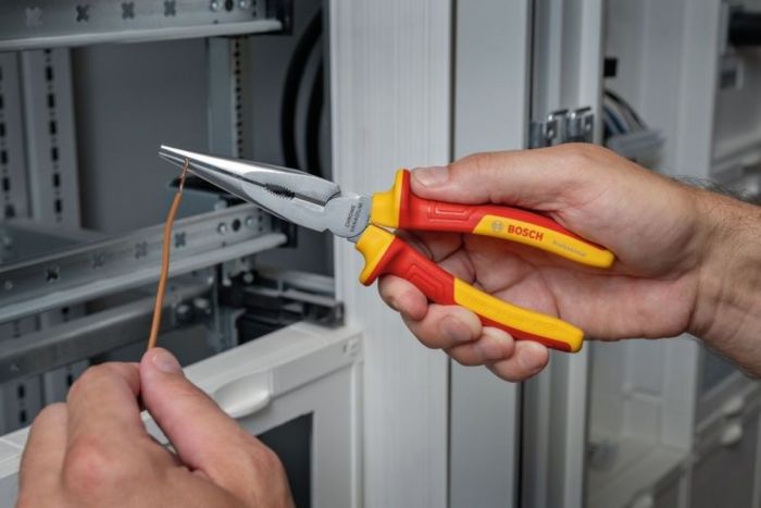 Набір інструментів Bosch Professional, VDE плоскогубці та викрутки, 5шт