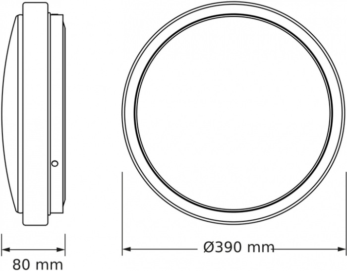 Світильник накладний OSRAM CEILING SKYNE 380мм Round 24Вт 4000K