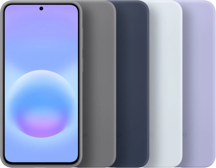 Чохол Samsung для Galaxy A57 (A576), Silicone Case, синій темний