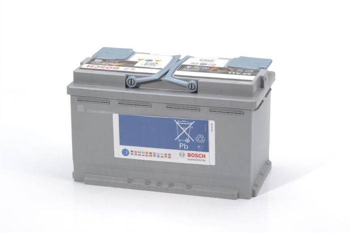 Акумулятор Bosch S5 AGM 12В 80А·год 800А R+ (0 092 S5A 110)