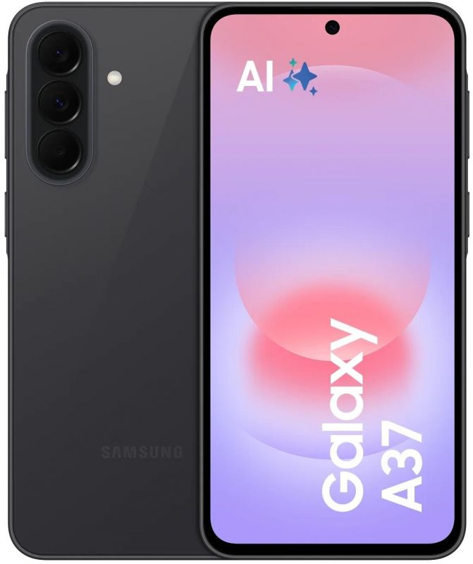 Смартфон Samsung Galaxy A37 5G (A376) 6.7" 6/128ГБ, 2SIM, 5000мА•год, сірий