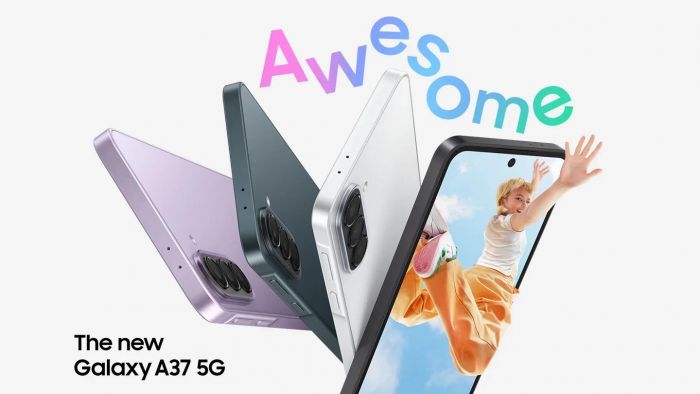 Смартфон Samsung Galaxy A37 5G (A376) 6.7" 6/128ГБ, 2SIM, 5000мА•год, фіолетовий світлий