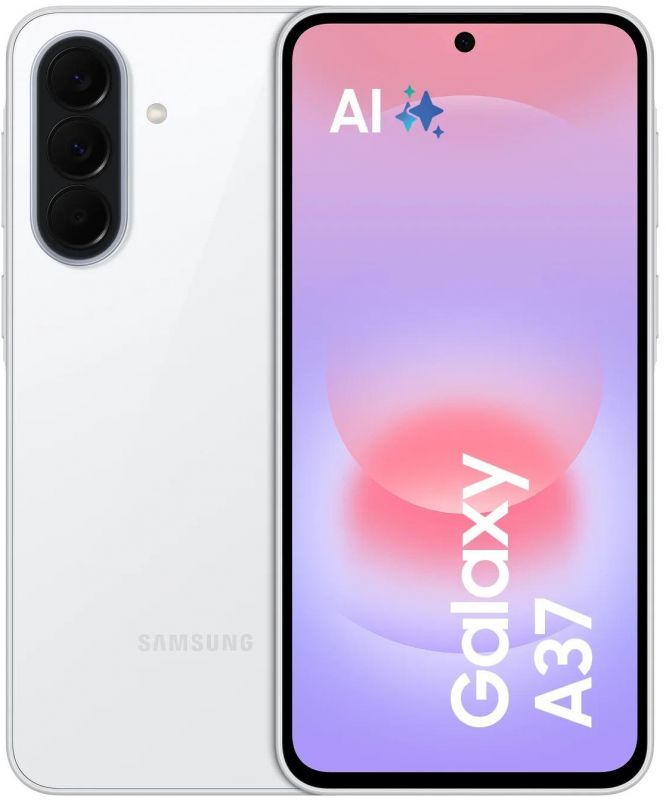 Смартфон Samsung Galaxy A37 5G (A376) 6.7" 8/256ГБ, 2SIM, 5000мА•год, білий