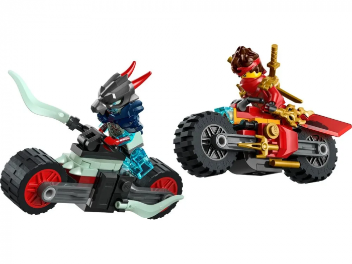Конструктор LEGO Ninjago Швидкісні перегони Кая на мотоциклі