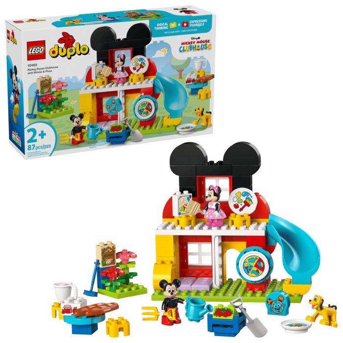 Конструктор LEGO DUPLO Disney Міккі Маус: Клубний будинок з Мінні та Плуто