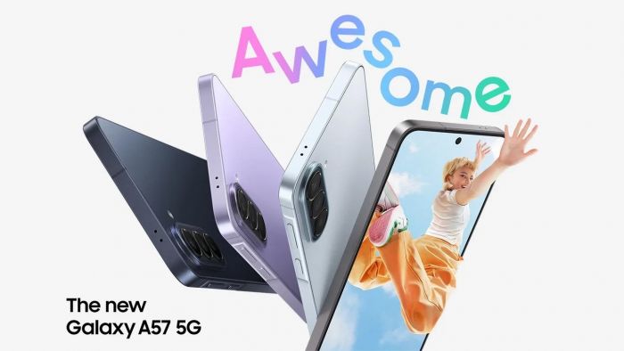 Смартфон Samsung Galaxy A57 5G (A576) 6.7" 8/128ГБ, 2SIM, 5000мА•год, синій темний