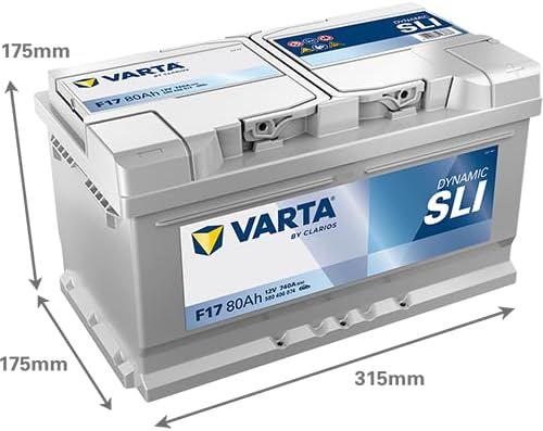 Акумулятор Varta Dynamic SLI 12В 80Аг 740А R+ (580400074)