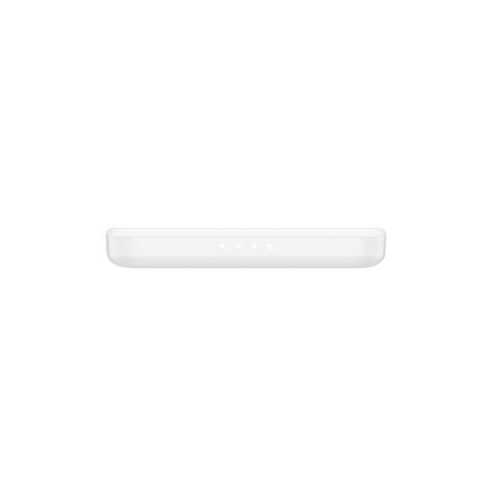 Акумулятор портативний літій-іонний Power Bank Belkin 5000мА·год, Slim Magnetic, білий