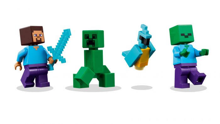 Конструктор LEGO Minecraft Будинок з вибухівки в джунглях