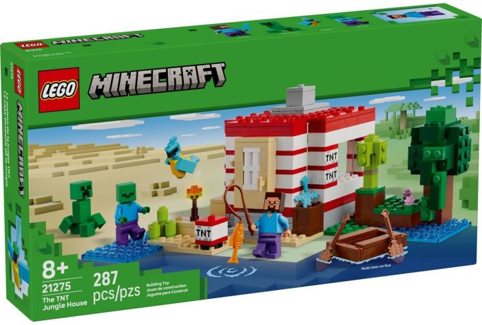 Конструктор LEGO Minecraft Будинок з вибухівки в джунглях