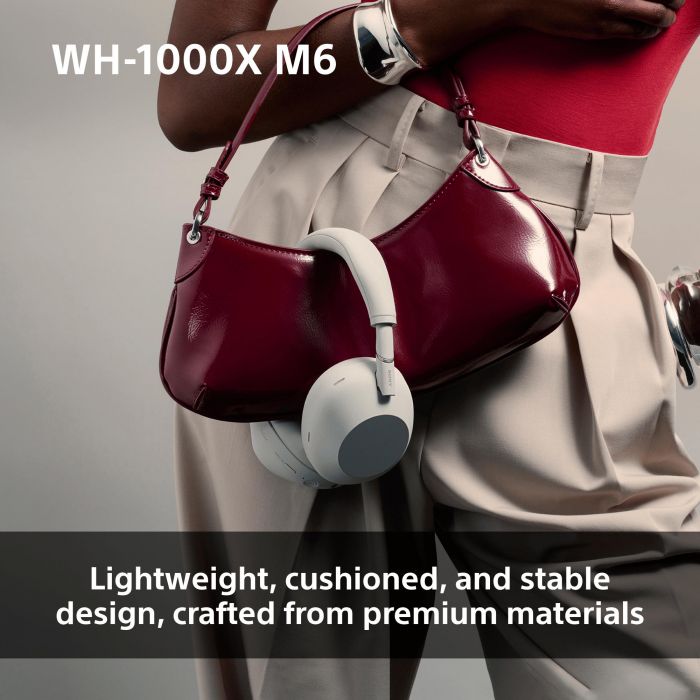 Навушники Over-ear Sony WH-1000XM6 BT 5.3, ANC, Hi-Res, AAC, LDAC, LC3, Wireless, Mic, Рожевий
