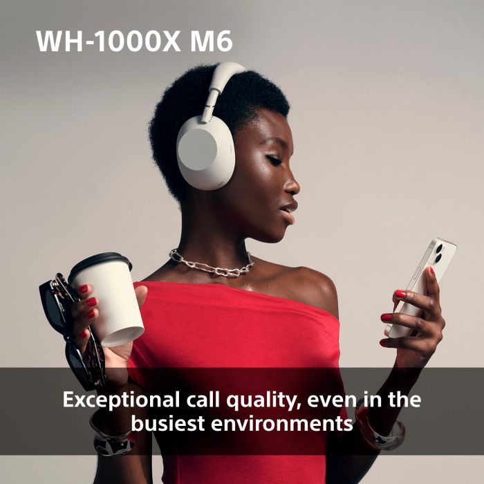 Навушники Over-ear Sony WH-1000XM6 BT 5.3, ANC, Hi-Res, AAC, LDAC, LC3, Wireless, Mic, Рожевий
