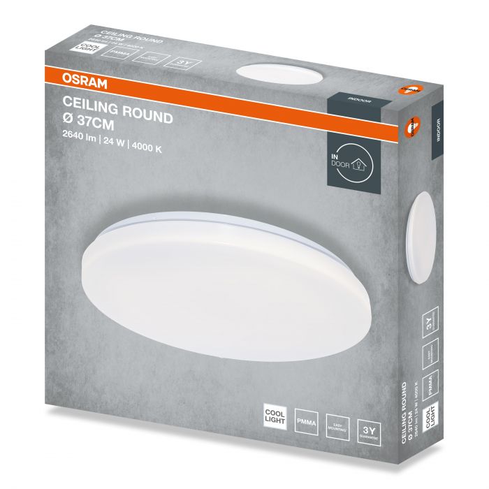 Світильник накладний OSRAM CEILING ROUND 24Вт 4000K 1920Лм