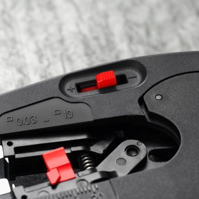 Знімач ізоляції KNIPEX MultiStrip, автоматичний, 0.03-10мм2 кусачки, регулювання довжини, 195мм, 0.170кг