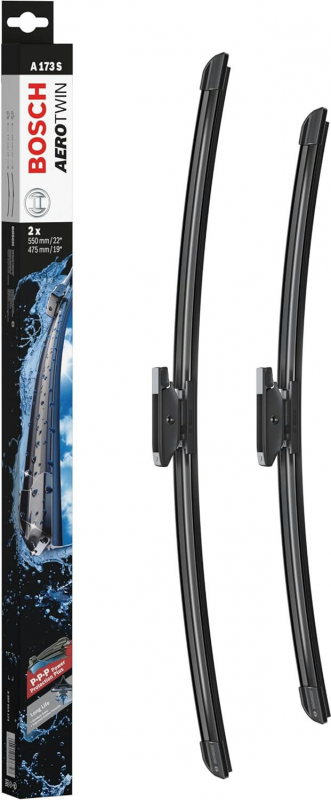 Склоочисник BOSCH Aerotwin безкаркасний комплект 550/475мм (3 397 014 173)