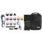 Машинка для стрижки Wahl Color Pro Lithium, мережа+акум., вібраційний мотор, насадок-10, кейс, масло та ножиці у компл., сталь, біло-синій