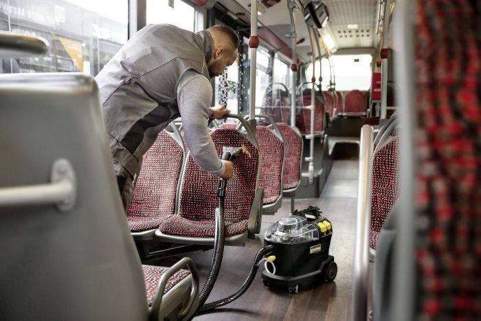 Пилосос професійний Karcher Go!Further Puzzi 8/1 Re!Plast 1200Вт 270мБар контейнер 8/7л вологе/сухе прибирання  8.6кг