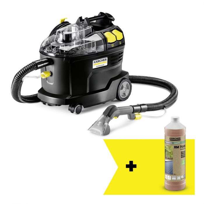 Пилосос професійний Karcher Go!Further Puzzi 8/1 Re!Plast 1200Вт 270мБар контейнер 8/7л вологе/сухе прибирання  8.6кг
