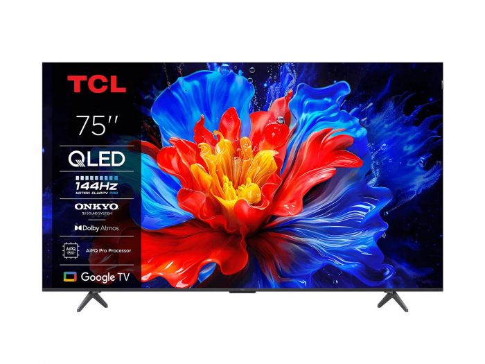 Телевізор 75" TCL QLED 4K 144Hz Smart Google TV Titan ONKYO sound