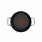 Сотейник Tefal Excellence+, з кришкою, 24см, алюміній, скло, бакеліт, чорний