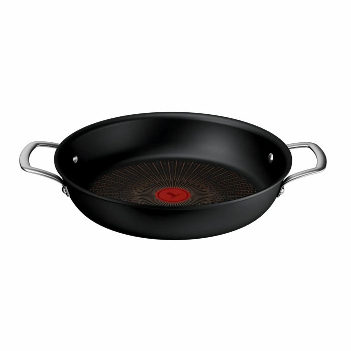 Сотейник Tefal Excellence+, з кришкою, 24см, алюміній, скло, бакеліт, чорний