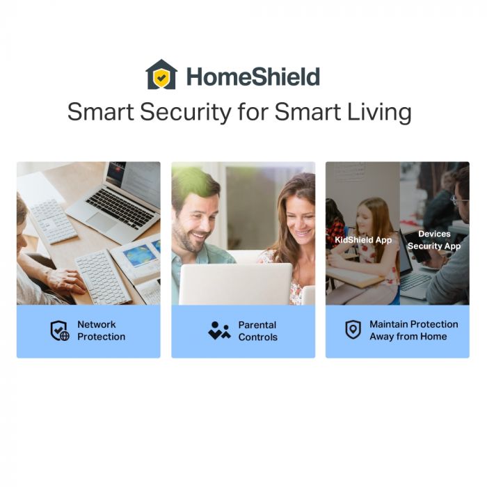 Система WiFi-Mesh TP-LINK Deco PX10 AX1500, 3xGE LAN/WAN, 3 мод, Powerline AV1000