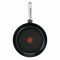 Сковорода Tefal Emotion+, 28см, нержавіюча сталь, бакеліт, чорний