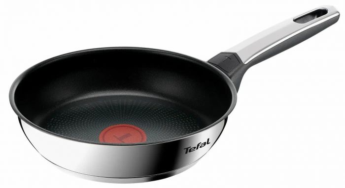 Сковорода Tefal Emotion+, 18см, нержавіюча сталь, бакеліт, чорний