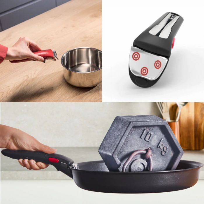 Набір посуду Tefal Ingenio Excellence+, 13 предметів, алюміній, нержавіюча сталь, бакеліт, чорний