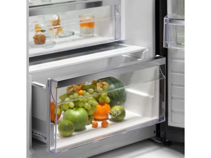 Холодильна камера Electrolux, 186x60х65, 390л, E, ST, інв., зона св-ті, нерж