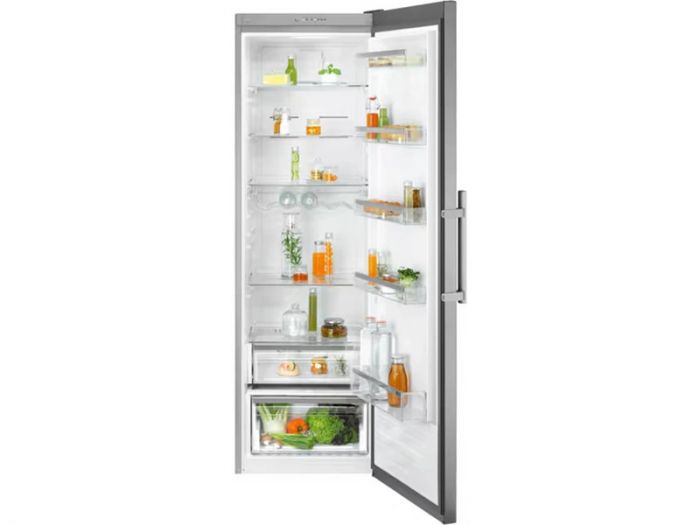 Холодильна камера Electrolux, 186x60х65, 390л, E, ST, інв., зона св-ті, нерж