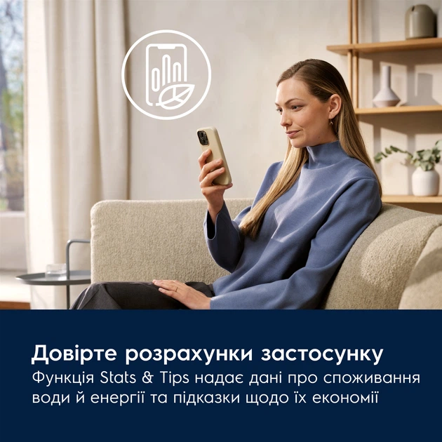 Пральна машина Electrolux фронтальна, 9кг, 1400, A, 60см, дисплей, пара, інвертор, universaldose, білий
