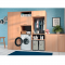 Пральна машина Indesit фронтальна, 7кг, 1200, A+++, 49.6см, дисплей, пара, інвертор, люк чорний, білий