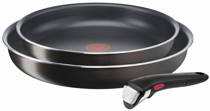 Набір посуду Tefal Ingenio XL Intense, змінна ручка, 3предмети, алюміній, бакеліт, коричневий