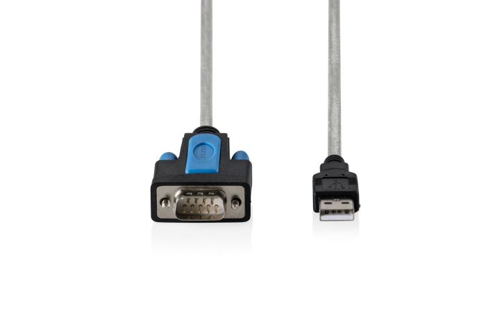 Адаптер DIGITUS USB-A > RS232 (M/M), FTDI, 1.8м