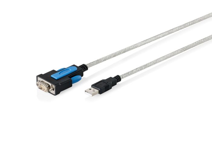 Адаптер DIGITUS USB-A > RS232 (M/M), FTDI, 1.8м